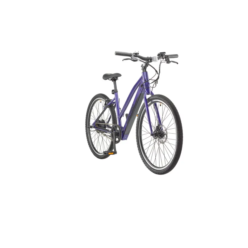 Lectro Adventurer 26 Inch Wheel Electric Bike Purple Single Gear -10